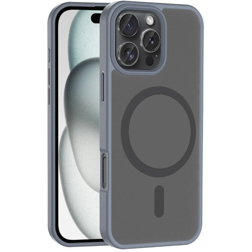 iPhone 16 Pro Max Kılıf MagSafe Destekli Kamera Yükseltili Silikon Mat Parmak İzi Tutmayan Maks