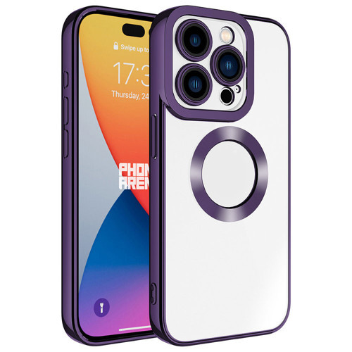 iPhone 15 Pro Kılıf Kamera Lens Korumalı Logo Gösteren İnce Hafif Maks