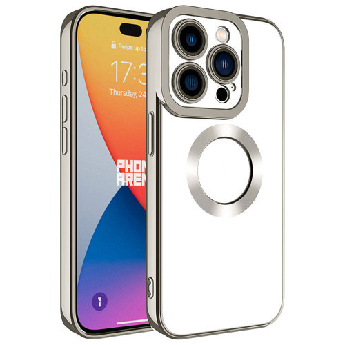 iPhone 15 Pro Kılıf Kamera Lens Korumalı Logo Gösteren İnce Hafif Maks