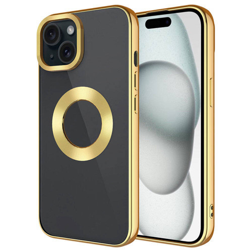 iPhone 15 Kılıf Kamera Lens Korumalı Logo Gösteren İnce Hafif Maks