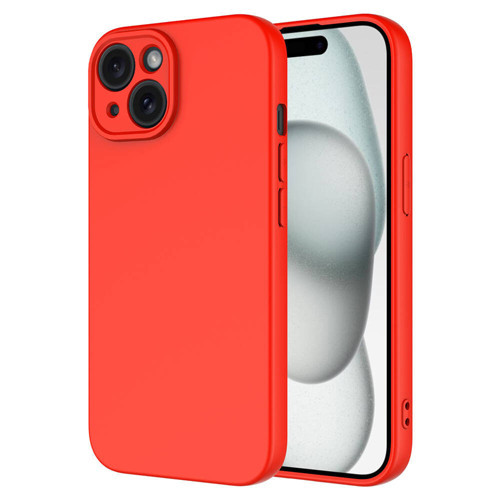 iPhone 15 Plus Kılıf Yumuşak Silikon Kamera Korumalı Lansman Maks