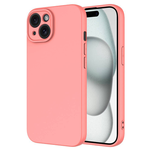 iPhone 15 Plus Kılıf Yumuşak Silikon Kamera Korumalı Lansman Maks