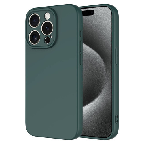 iPhone 15 Pro Kılıf Yumuşak Silikon Kamera Korumalı Lansman Maks