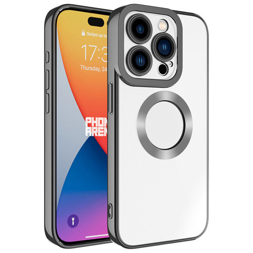 iPhone 15 Pro Kılıf Kamera Lens Korumalı Logo Gösteren İnce Hafif Maks
