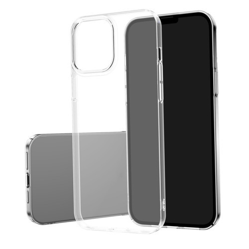 iPhone 15 Kılıf Ultra İnce Sararmaz Sert Mika Kamera Yükseltili Maks