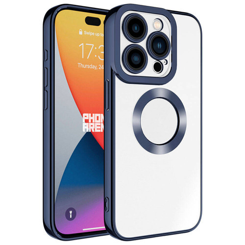iPhone 15 Pro Kılıf Kamera Lens Korumalı Logo Gösteren İnce Hafif Maks