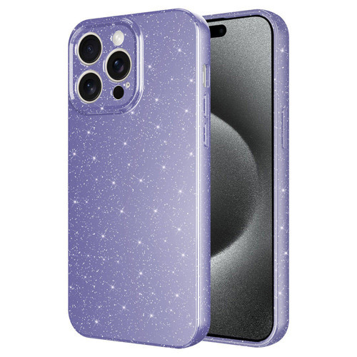 iPhone 15 Pro Kılıf Kamera Korumalı Simli Silikon Üstün Koruma Maks