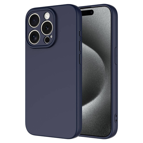 iPhone 15 Pro Kılıf Yumuşak Silikon Kamera Korumalı Lansman Maks