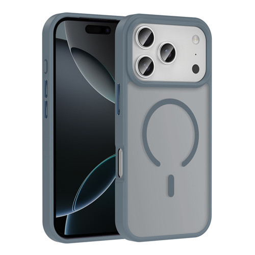 iPhone 17 Pro Max Kılıf MagSafe Destekli Kamera Yükseltili Silikon Mat Parmak İzi Tutmayan Maks