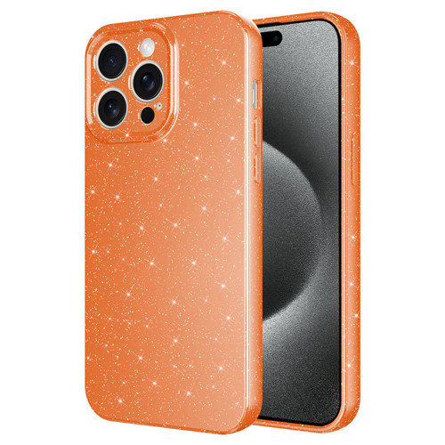 iPhone 15 Pro Kılıf Kamera Korumalı Simli Silikon Üstün Koruma Maks