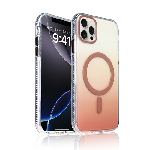 iPhone 16 Pro Kılıf Renk Geçişli MagSafe Kamera Yükseltili Silikon Maks