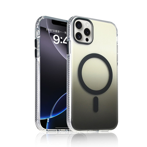iPhone 16 Pro Kılıf Renk Geçişli MagSafe Kamera Yükseltili Silikon Maks