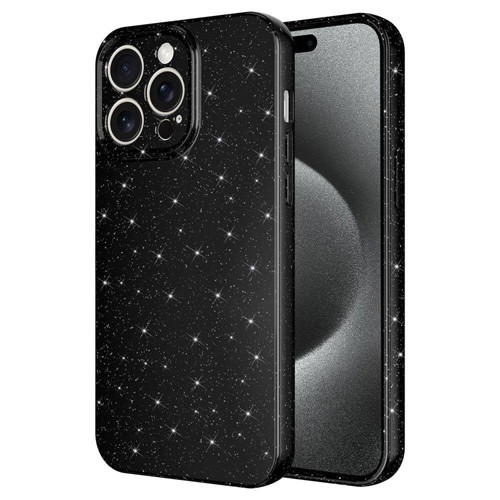iPhone 15 Pro Kılıf Kamera Korumalı Simli Silikon Üstün Koruma Maks