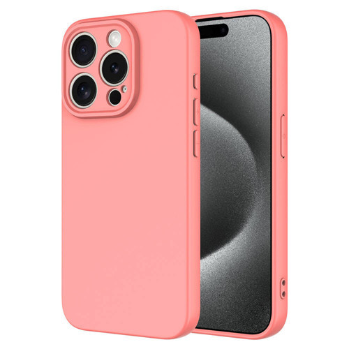 iPhone 15 Pro Kılıf Yumuşak Silikon Kamera Korumalı Lansman Maks