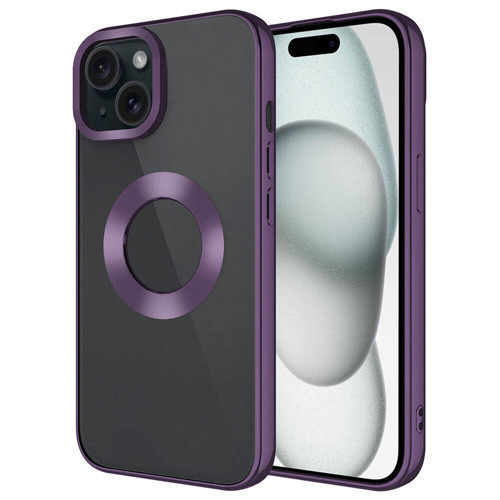 iPhone 15 Kılıf Kamera Lens Korumalı Logo Gösteren İnce Hafif Maks
