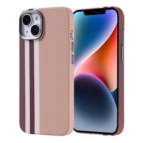 iPhone 13 Kılıf Ultra İnce Magsafe Karbon Fiber Görünümlü İnce Hafif Maks