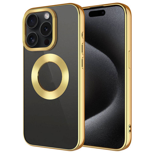 iPhone 15 Pro Max Kılıf Kamera Lens Korumalı Logo Gösteren İnce Hafif Maks