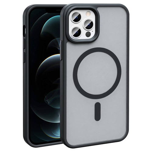 iPhone 13 Pro Max Kılıf MagSafe Destekli Kamera Yükseltili Silikon Mat Parmak İzi Tutmayan Maks