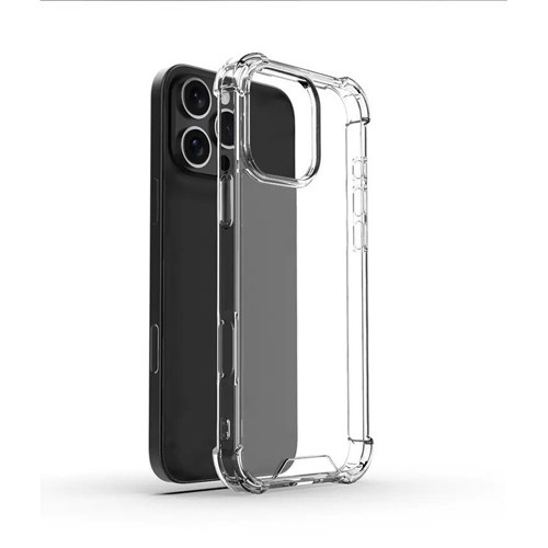 iPhone 16 Pro Kılıf Darbe Önleyici Anti Shock Özellikli Kamera Korumalı Silikon Maks