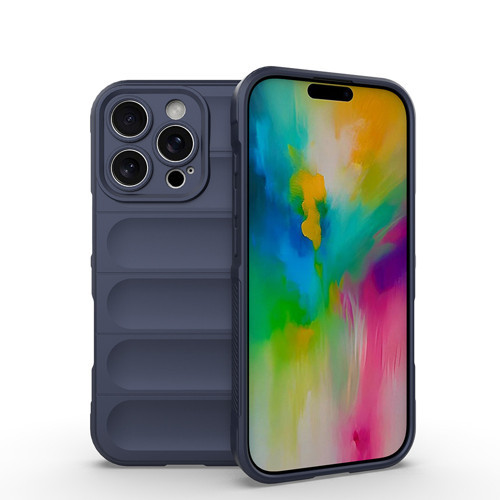 iPhone 16 Pro Kılıf Kamera Korumalı Esnek Silikon Parmak Şeritli Maks