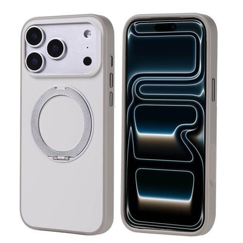 iPhone 17 Pro Max Kılıf 360 Derece Döner Standlı MagSafe Kamera Yükseltili Silikon Maks