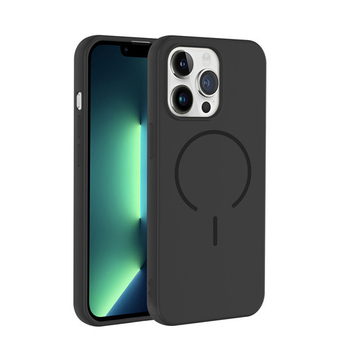 iPhone 13 Pro Max Kılıf MagSafe Destekli Kamera Korumalı Yumuşak Silikon Maks