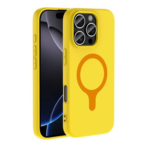 iPhone 16 Pro Kılıf Pastel Renkli MagSafe Kamera Yükseltili Silikon Maks