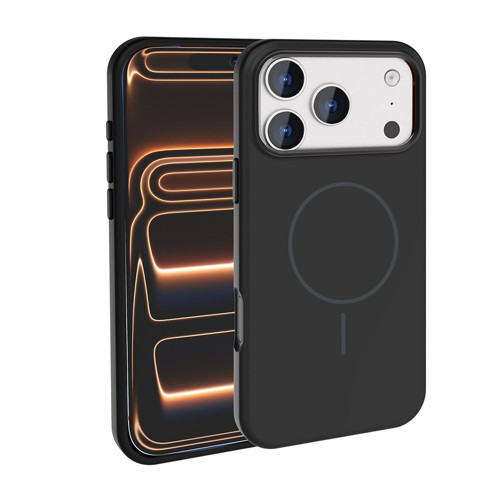 iPhone 17 Pro Max Kılıf İnce MagSafe Halkalı Kamera Yükseltili Silikon Maks