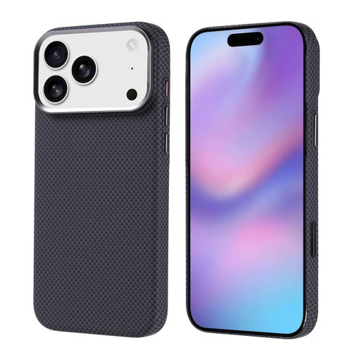 iPhone 17 Pro Max Kılıf Ultra İnce Magsafe Karbon Fiber Görünümlü İnce Hafif Maks