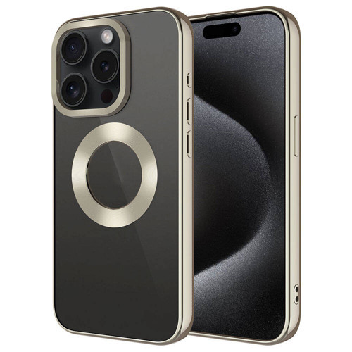 iPhone 15 Pro Max Kılıf Kamera Lens Korumalı Logo Gösteren İnce Hafif Maks