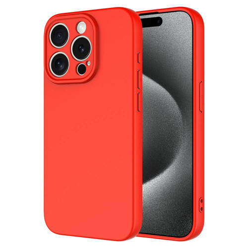 iPhone 15 Pro Kılıf Yumuşak Silikon Kamera Korumalı Lansman Maks
