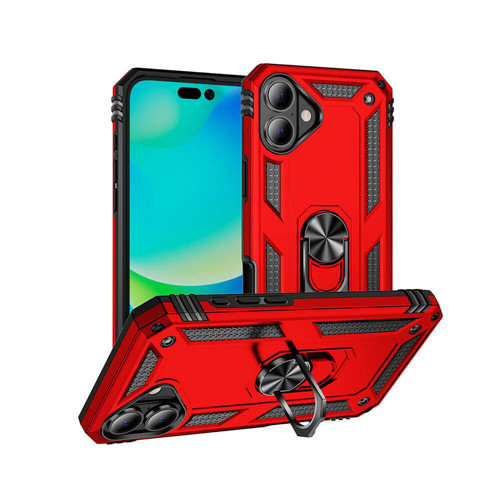 iPhone 16 Kılıf Kamera Koruyucu Manyetik Standlı Tank Koruma Maks