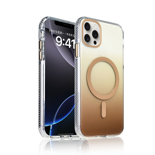 iPhone 16 Pro Kılıf Renk Geçişli MagSafe Kamera Yükseltili Silikon Maks