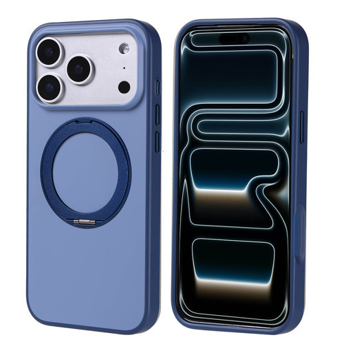 iPhone 17 Pro Max Kılıf 360 Derece Döner Standlı MagSafe Kamera Yükseltili Silikon Maks