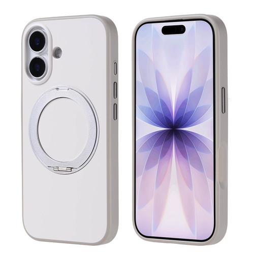 iPhone 17 Kılıf 360 Derece Döner Standlı MagSafe Kamera Yükseltili Silikon Maks
