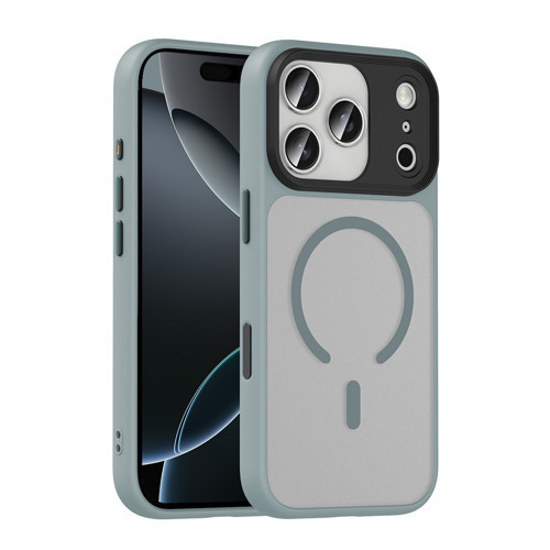 iPhone 18 Pro Kılıf MagSafe Destekli Kamera Yükseltili Mat Parmak İzi Tutmayan Silikon Maks