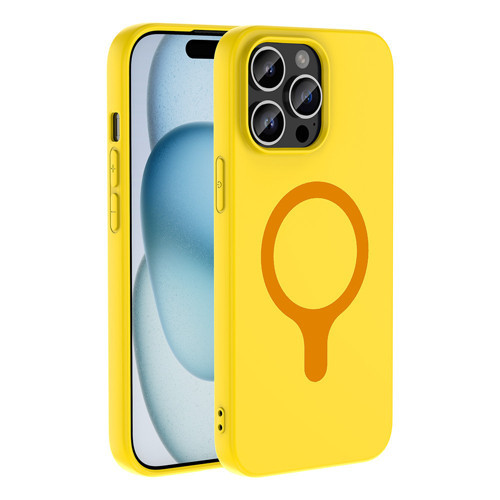 iPhone 14 Pro Max Kılıf Pastel Renkli MagSafe Kamera Yükseltili Silikon Maks