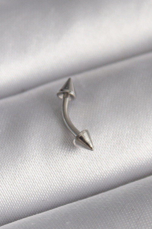 316L Çelik Gümüş Renk Çivi Model Piercing TJ-PR1362