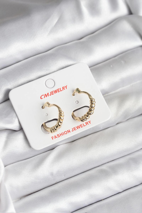 14K Gold Renk Kaplama CM Kadın Küpe TJ-BKP11415