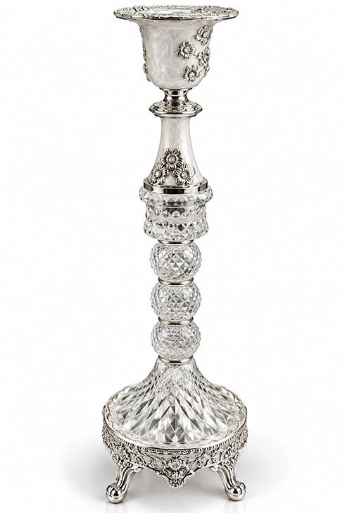 Varak Kaplama Kristal Şamdan Mumkluk Alk6393