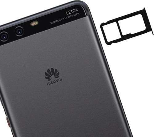 Huawei P10 Sim Hafıza Kart Kapağı Tutucu-Sim Tepsisi VTR-L09 Gümüş Gri