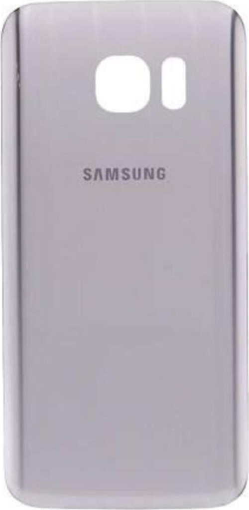 Samsung Galaxy S7 SM-G930 Arka Kapak Pil Kapağı Gümüş