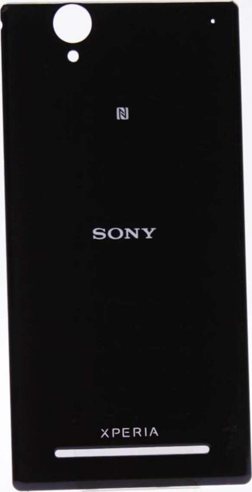 Sony Xperia T2 Arka Kapak Pil Kapağı Siyah