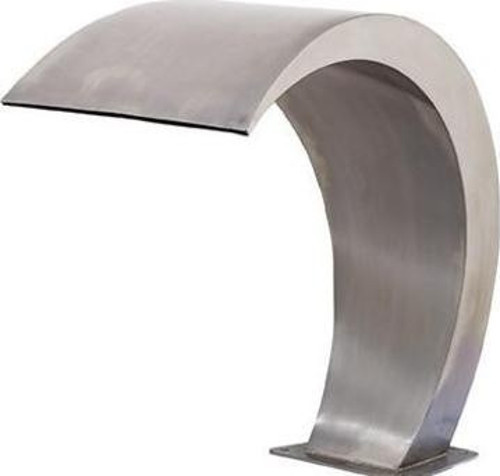 Havuz şelale Kobra Model 400-1000 mm 316 kalite 1,2 mm Paslanmaz çelik El Yapım