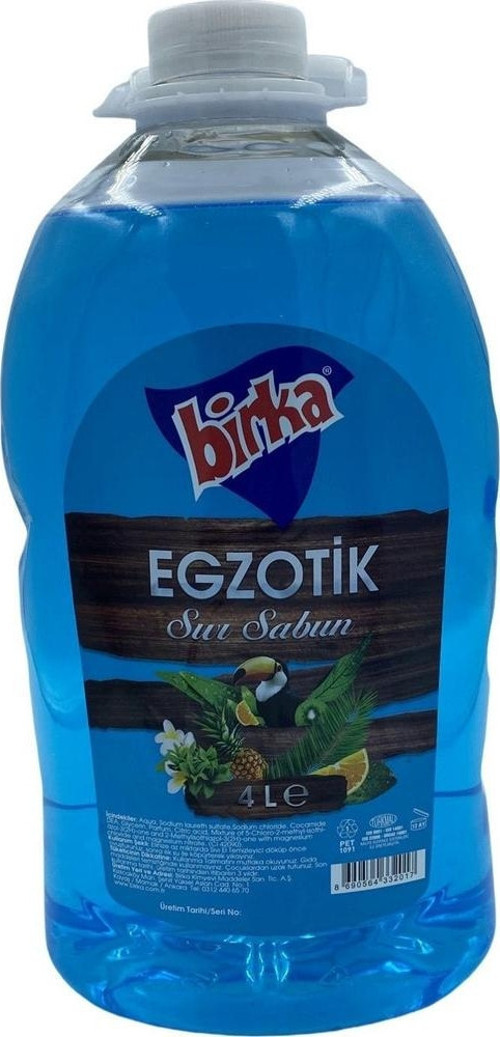 Sıvı El Sabunu, 4 Adet x 4000 ml., Egzotik Kokulu