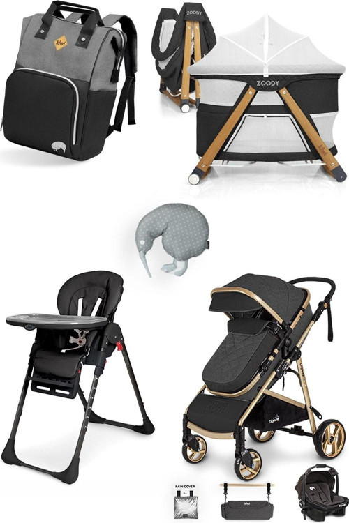 4X4 Yeni Doğan Paketi Cityway Bebek Arabası Koala Mama Sandalyesi T-Bag Çanta Zoody Beşik