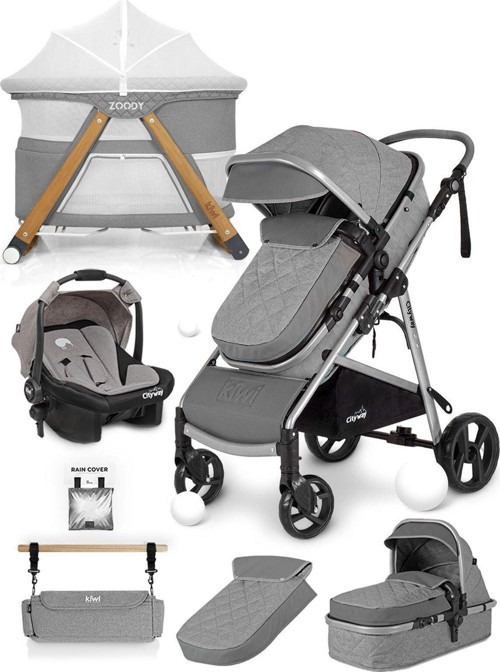 6 In 1 City Way Travel Sistem Bebek Arabası Ve Zoody Park Yatak Beşik Seti
