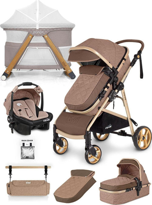 6 In 1 City Way Travel Sistem Bebek Arabası Ve Zoody Park Yatak Beşik Seti