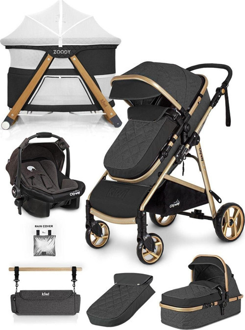6 In 1 City Way Travel Sistem Bebek Arabası Ve Zoody Park Yatak Beşik Seti