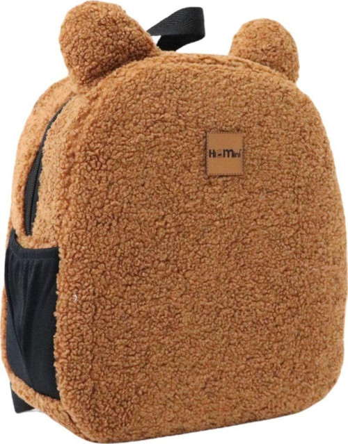 Anaokulu Boy Teddy Unisex Çocuk Çanta Açık Kahve